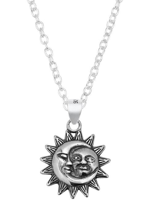 Sun & Moon Pendant Necklace - SF