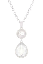 Moonstone Crystal Pendant Necklace - SF