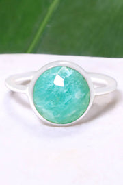 Amazonite Round Ring - SF