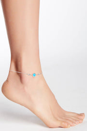 Turquoise Edgewater Anklet - SF