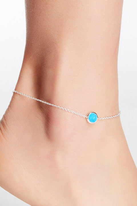 Turquoise Savannah Anklet - SF