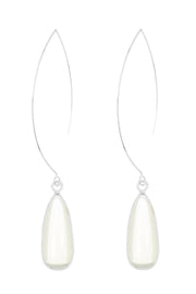 Lemon Quartz Threader Drop Earrings - SF