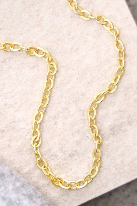 14k Gold Plated 2mm Cable Chain - GP