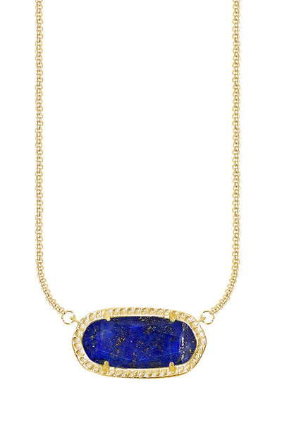 Lapis Pendant Necklace - GF