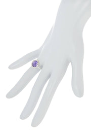 Lavender Crystal Lollipop Ring - SF