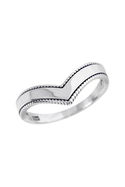 Sterling Silver Bali Band Ring - SS