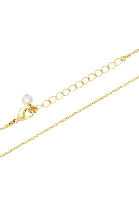 14k Gold Plated 1.2mm Fancy Bead Chain - GP