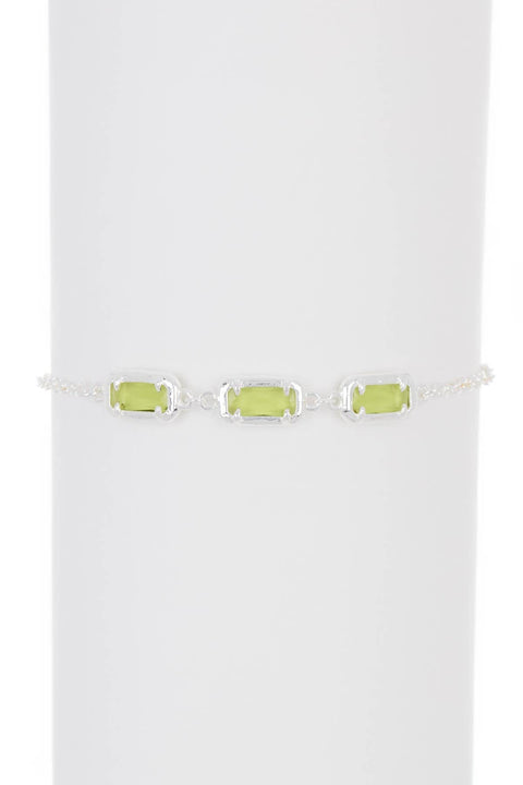 Peridot Crystal Station Bracelet - SF