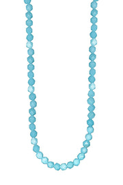 Amazonite Fancy Cut Beads Necklace - SF