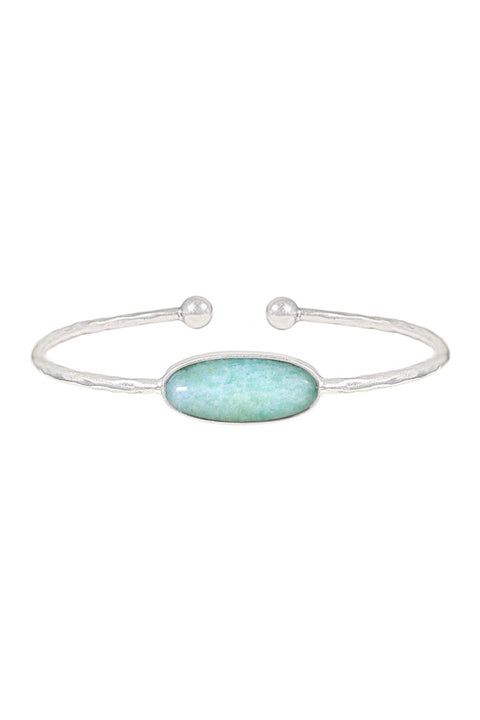 Amazonite Cuff Bracelet - SF