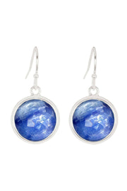 Kyanite Round Earrings - SF