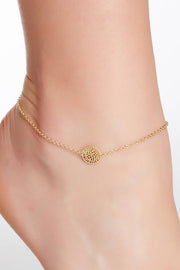 Filigree Charm Anklet - GF