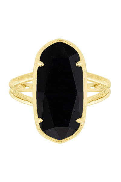 Black Onyx Casey Ring - GF