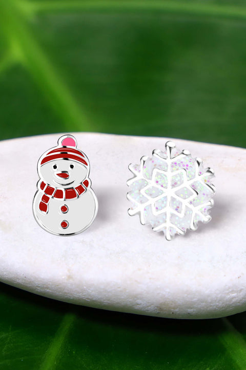 Christmas Stud Earrings Set - SS