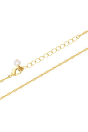 14k Gold Plated 2mm Singapore Chain - GP