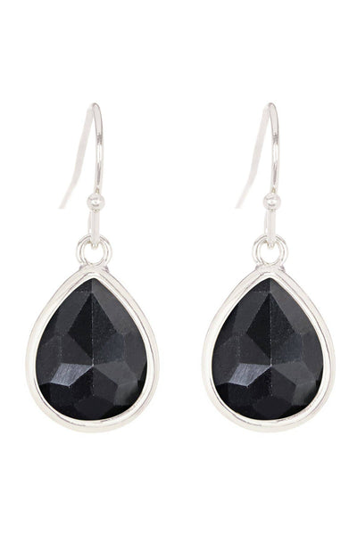 Hematite Teardrop Earrings - SF