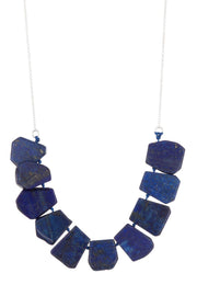 Lapis Bib Necklace - SF