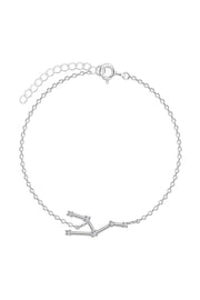 Sterling Silver Taurus Constellation Bracelet - SS