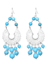 Turquoise Pine Bluff Earrings - SF