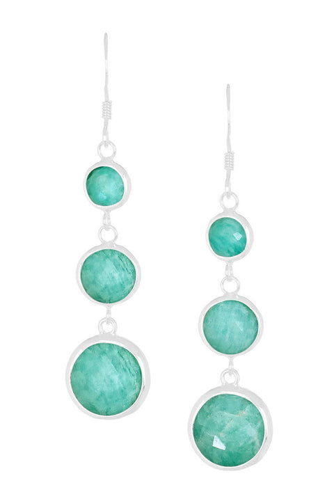 Amazonite Stephanie Earrings - SF