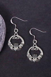 Irish Claddagh Earrings - SF