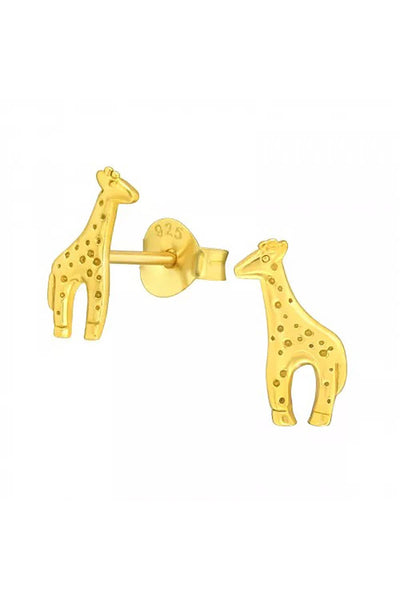 Sterling Silver Giraffe Ear Studs - VM