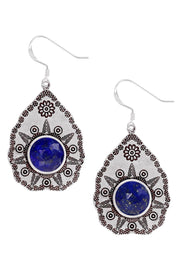 Lapis Vintage Drop Earrings - SF