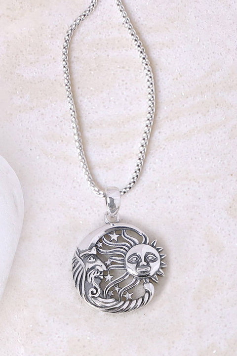 Sun & Moon Pendant Necklace - SF