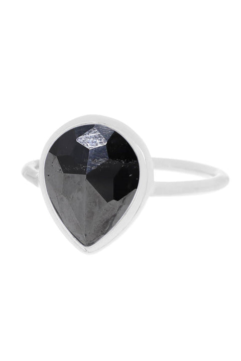 Hematite Teardrop Ring - SF