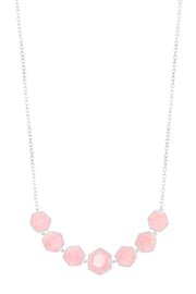 Rose Quartz Statement Necklace - SF