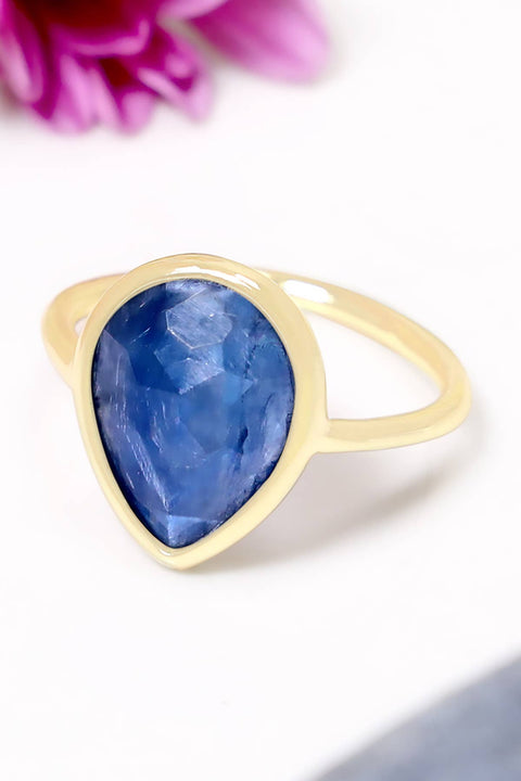 Kyanite Teardrop Ring - GF