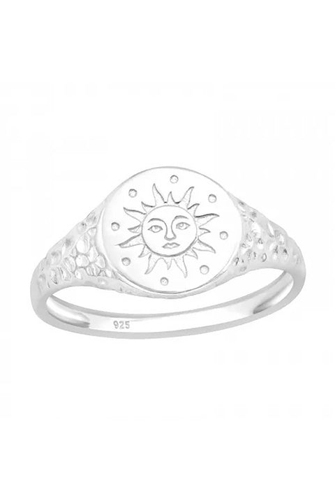 Sterling Silver Sun Ring - SS