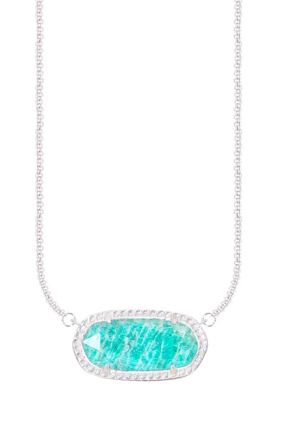 Amazonite Pendant Necklace - SF