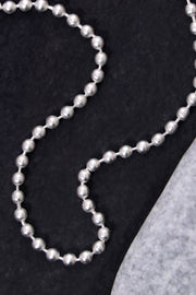 Silver Plated 2mm Bead Chain - SP