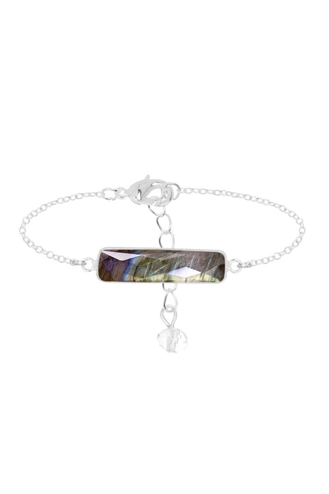 Labradorite Bar Bracelet - SF