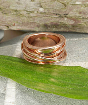 Rose Gold Spinner Ring - SF