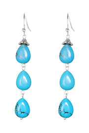 Turquoise Aurora Earrings - SF