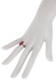 Raspberry Crystal Mon Petit Amor Ring - BR