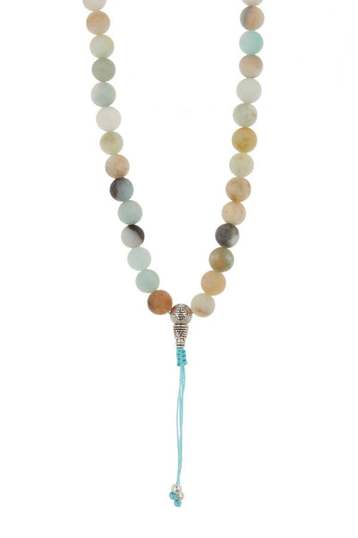 Amazonite Mala Beads Prayer Necklace - SF