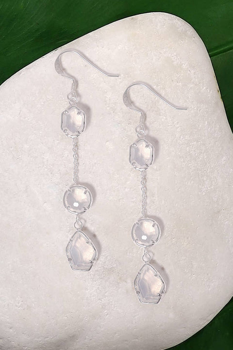 Moonstone Crystal Tricia Earrings - SF