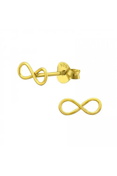 Sterling Silver Infinity Ear Studs - VM