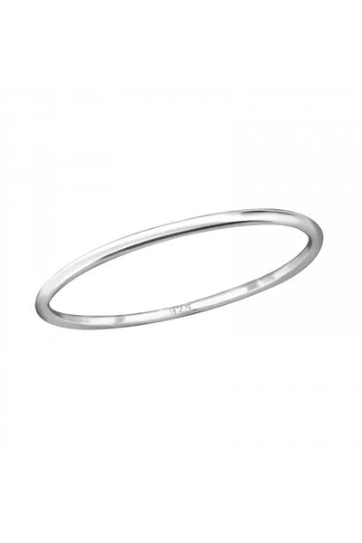 Sterling Silver Thin Band Ring - SS