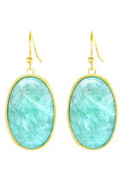 Amazonite Statement Earrings - GF