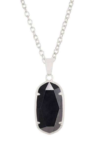 Hematite Casey Pendant Necklace - SF