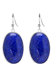 Lapis Statement Earrings - SF