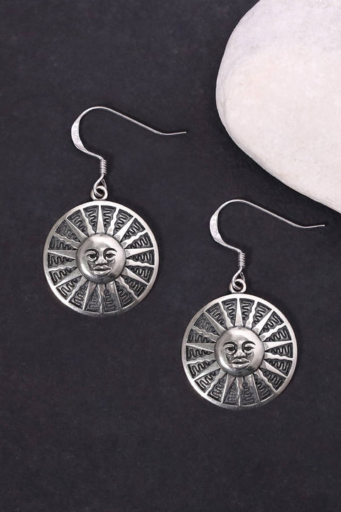 Aztec Sun Drop Earrings - SF