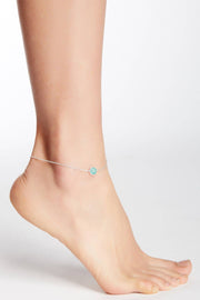 Amazonite Crystal Briolette Anklet - SF