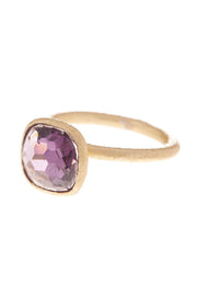 Lavender Crystal Halo Ring - GF