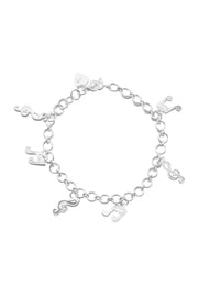 Musical Notes Charm Bracelet - SF