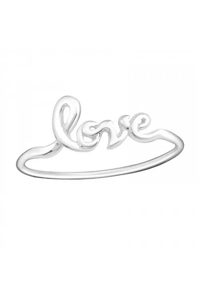 Sterling Silver "Love" Ring - SS